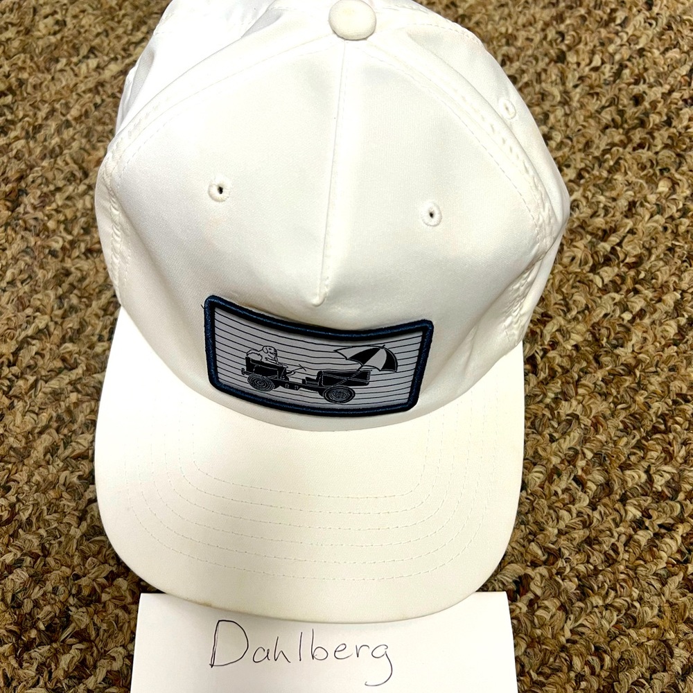 Ping golf cart hat. Adjustable.